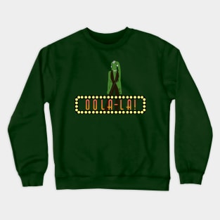 Green Alien Dancing Queen Crewneck Sweatshirt